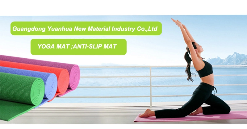 3mm*61cm*173cm Wholesale PVC Yoga Mat with Carrying Strap