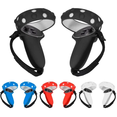 Vr06 Wholesale Silicone Grip Cover for Meta Oculus Quest 2 Hand Grips Set Casematix Oculus Quest 2 Button Covers